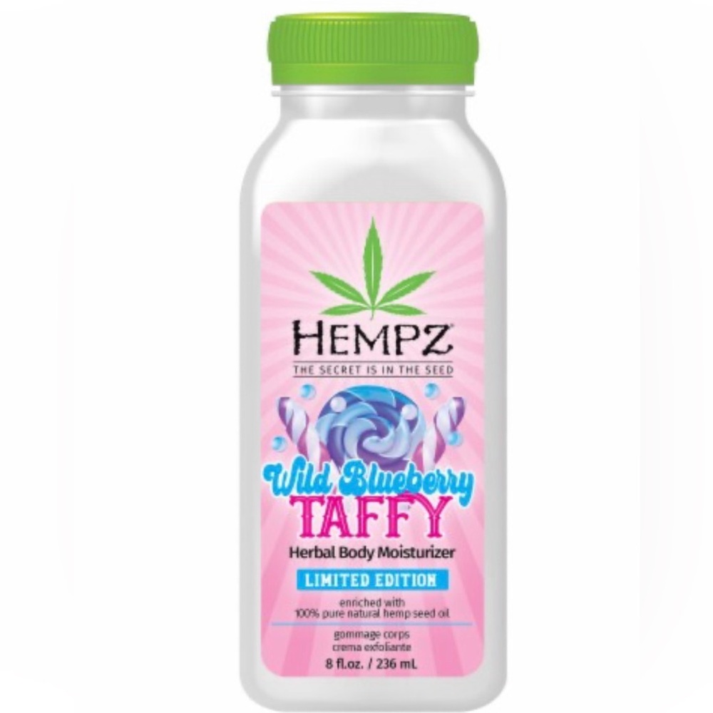 New Hempz Wild Blueberry Taffy Herbal Body Moisturizer